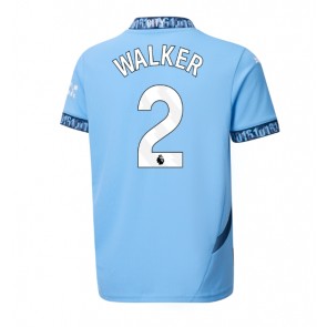 Manchester City Kyle Walker #2 Hemmatröja 2024-25 Kortärmad